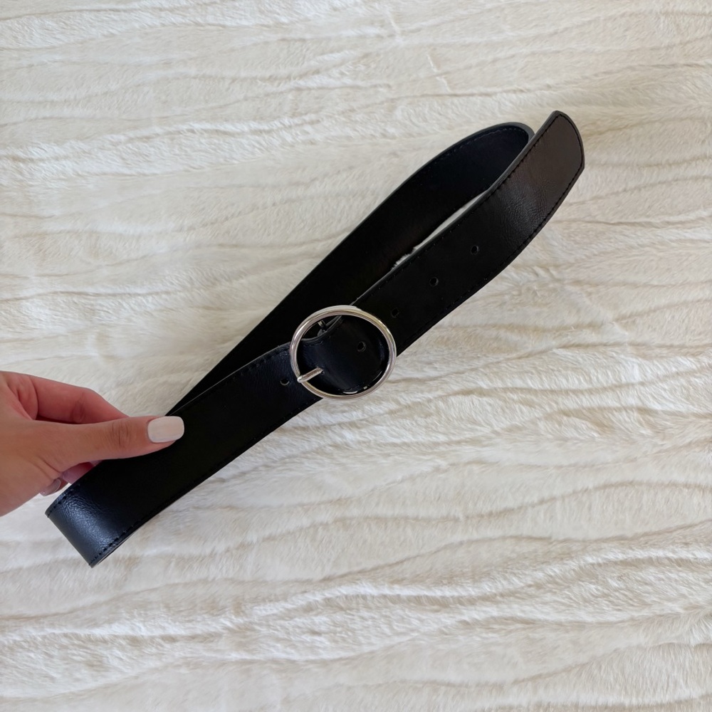 Garage Faux Leather Belt